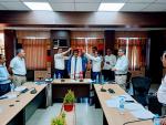 Review on Central Schemes taken by Addl. Development Commissioner, Govt. of India, MOT, Sri Vivek Kumar Bajpayee at Conference H